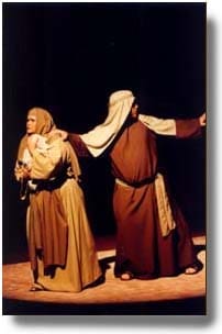 Mary and Joseph flee to Egypt to protect Jesus, the Son of God.