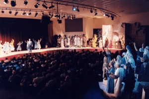 People want to enjoy a dramatic presentation of God's Masterpiece an Easter Pageant play.